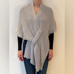 Gray Knit Women's Sweater